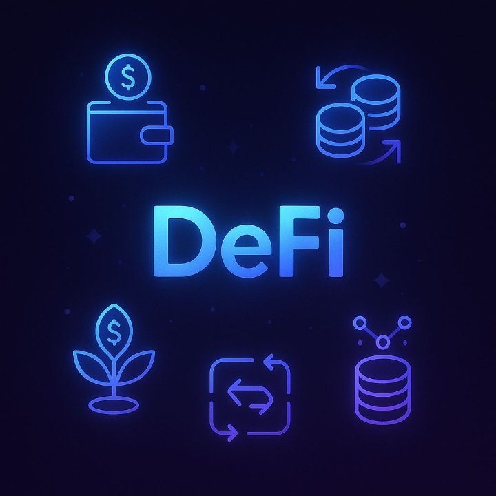 Nubles_Ink's tweet image. Day 10 of #30DaysOfWeb3

🧠 What is DeFi?

DeFi stands for Decentralized Finance. It&apos;s a new way to do financial things like saving,borrowing,lending, and trading without going through a middleman