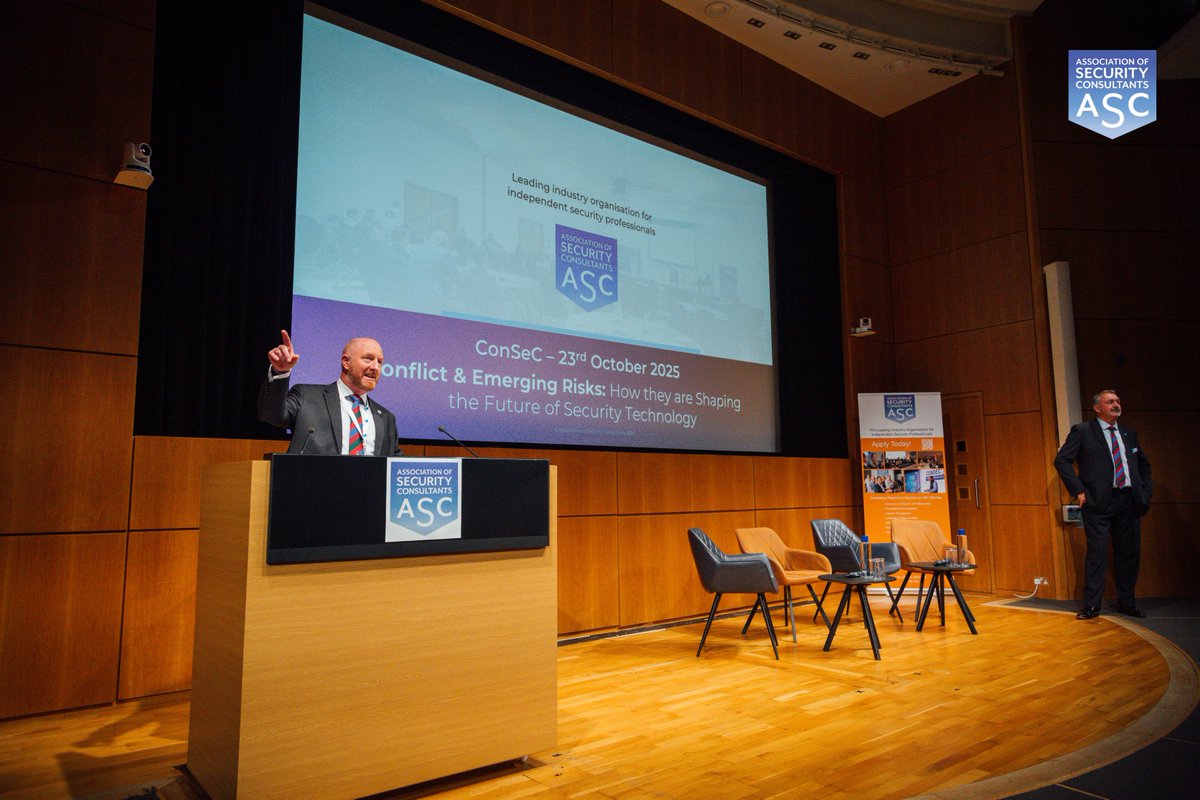 assocsecurity's tweet image. Another year, another standout #ConSeC!

This year’s #ConSeCConsultantsConference and inaugural #PracademicSeminar linked theory with practice.

Over 30 #exhibitors showcased #innovations, and sessions encouraged collaboration.

Thank you to all who contributed. Here’s to 2026!
