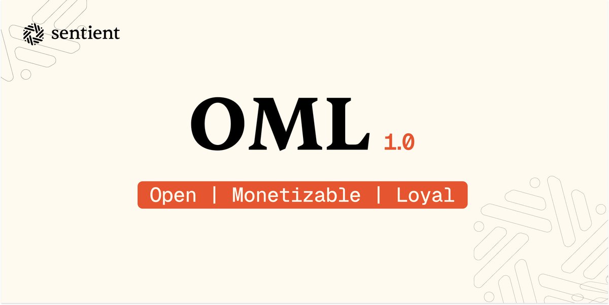 theweb3codex's tweet image. I just learned something that completely changed how I think about open-source AI.

It's called OML, and it's why @SentientAGI can actually PAY developers to build open AI.

This is the missing piece everyone's been looking for.

Let me explain 🧵 🔻(this is a long read⚠️)