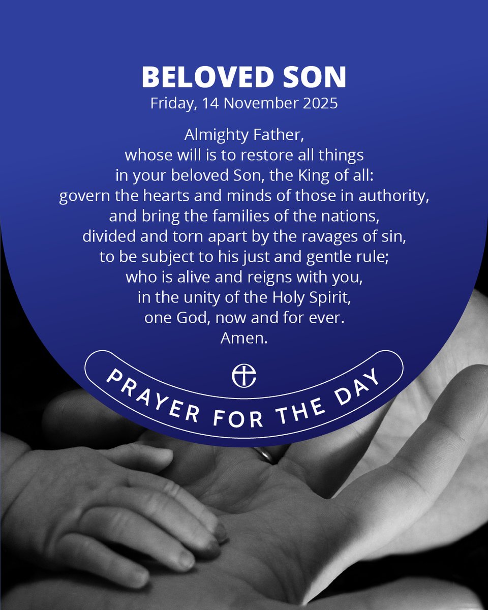churchofengland's tweet image. Have you prayed using the audio version of today&apos;s prayer?

Go to cofe.io/TodaysPrayer to learn more.