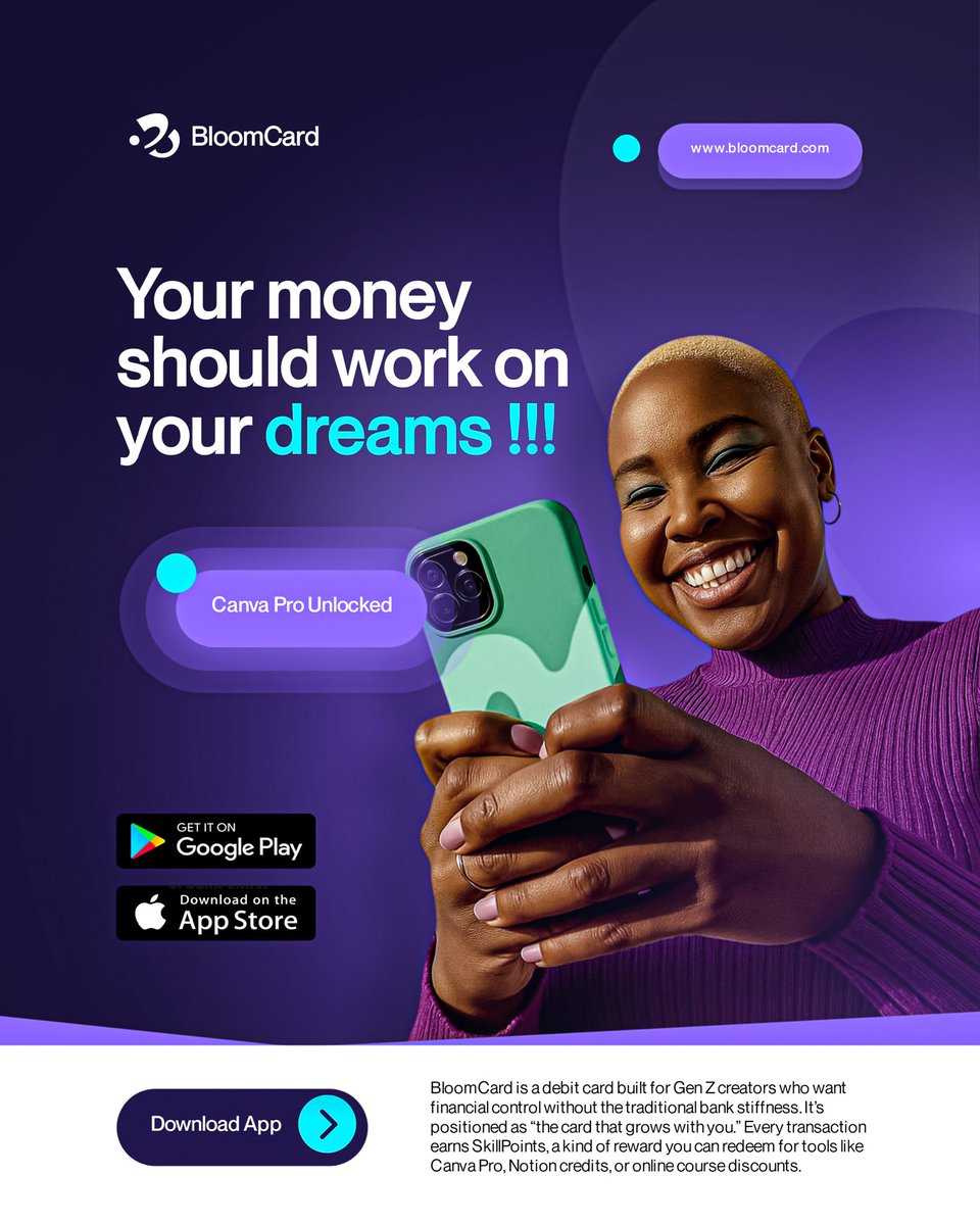 IniOluwa_Web3's tweet image. GM top Gs ⏳🔥, pulling up by kick-starting some social media designs for Bloomcard...

Color, font, and logo shape are key visual assets that define how your brand appears in social media designs❗

Color helps establish structure, fonts improve readability, and the logo shape…