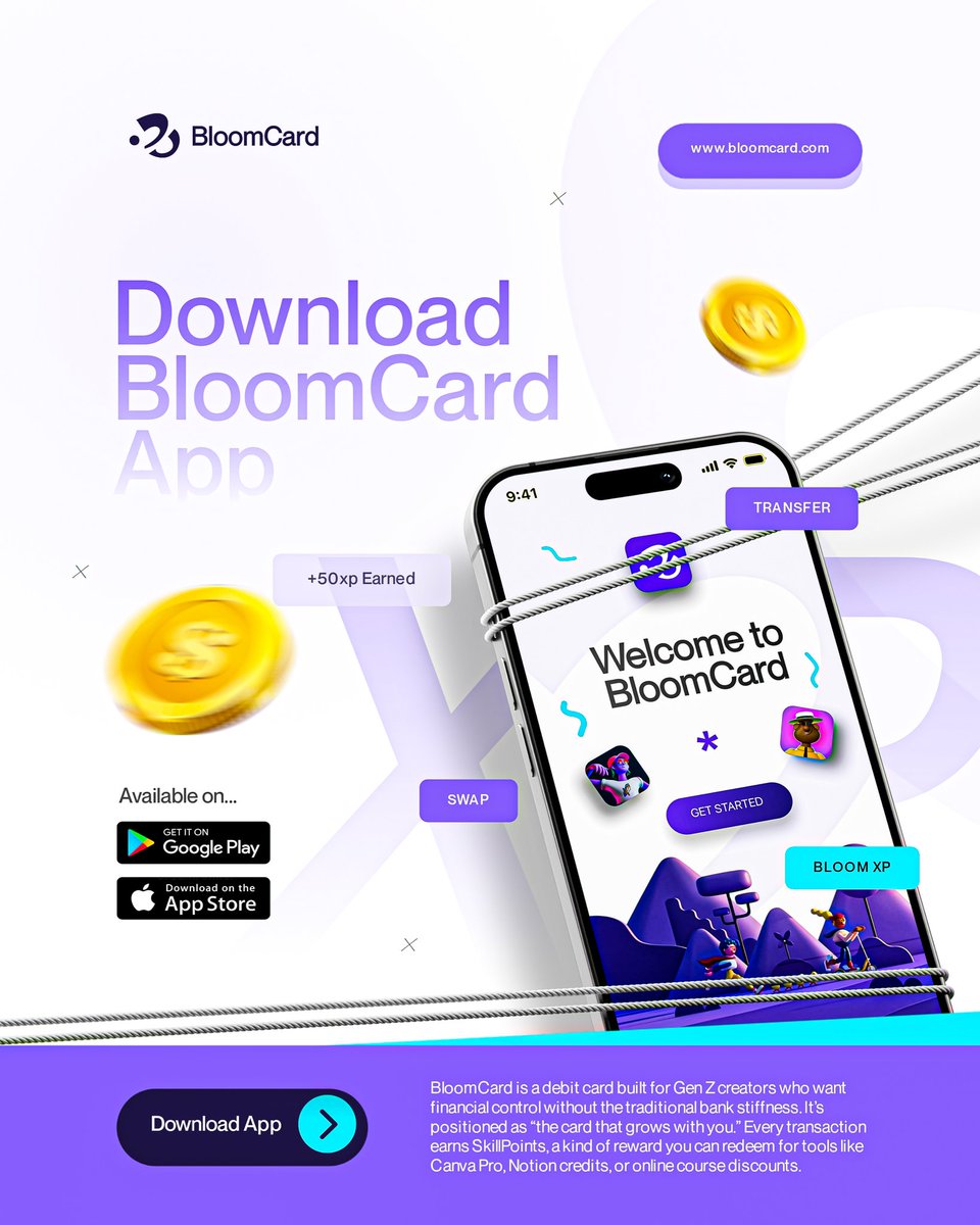 IniOluwa_Web3's tweet image. GM top Gs ⏳🔥, pulling up by kick-starting some social media designs for Bloomcard...

Color, font, and logo shape are key visual assets that define how your brand appears in social media designs❗

Color helps establish structure, fonts improve readability, and the logo shape…