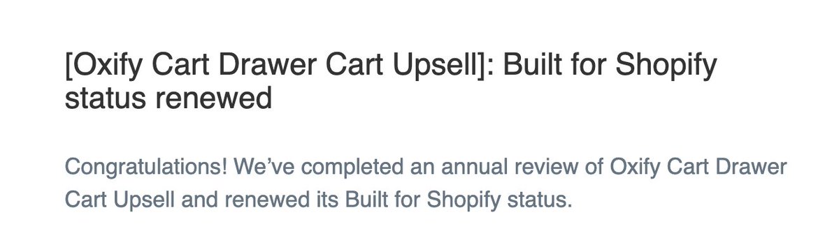 adityasingh_58's tweet image. Our Cart Drawer is officially Built for Shopify again. 
Small validation that the grind is worth it. 🔥

#Shopify #shopifyapps