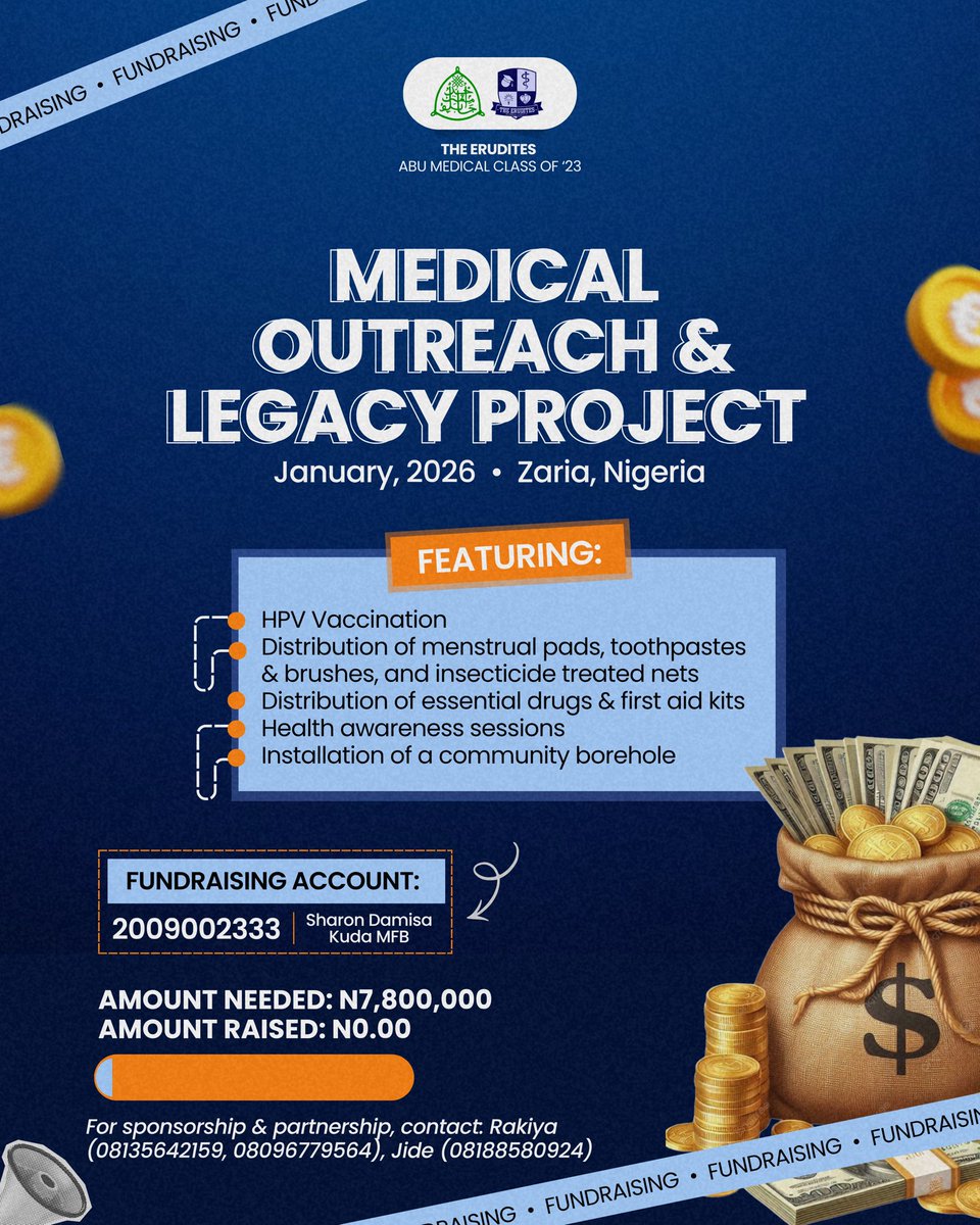 Rkayyh's tweet image. Hi everyone!

I am soo excited! This is the official fundraising flier for my class final year medical outreach and legacy project!

Join us as we give back to the community that has hosted us for over 7 years!🥹🥹

Please donate🤲🏽🤲🏽no matter how little! Every donation counts.