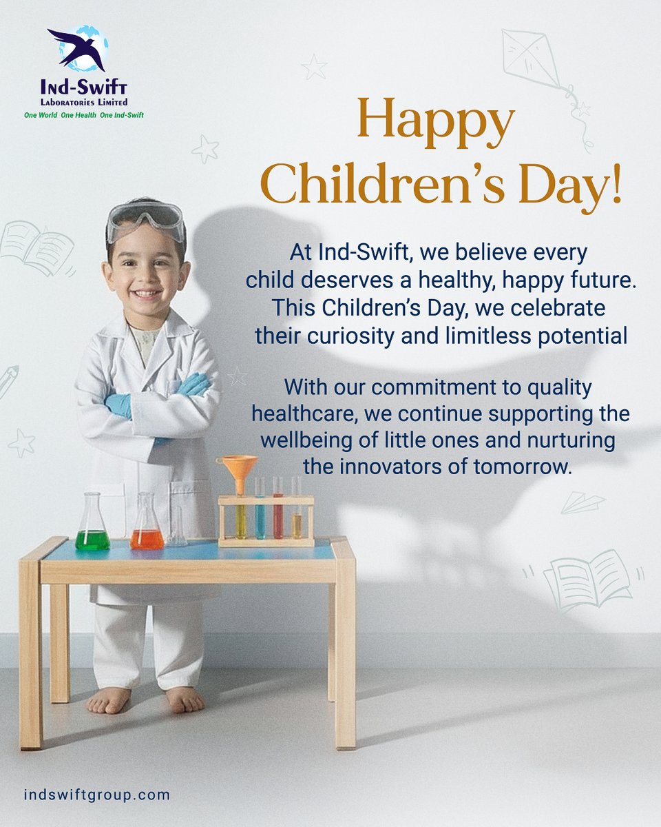 indswiftlabs's tweet image. Every child deserves the chance to grow, explore, and imagine a brighter tomorrow.
This Children’s Day, we celebrate their curiosity, resilience, and limitless potential.

Happy Children’s Day! 🌟

🌐 Visit us: indswiftgroup.com

#childhealth #IndSwiftGroup #ChildrensDay