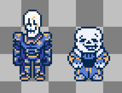 PiedoesSprites's tweet photo. Some sprites of the designs for my Outertale revamp I love working on so much
#Outertale https://t.co/W7B8e1nNRX