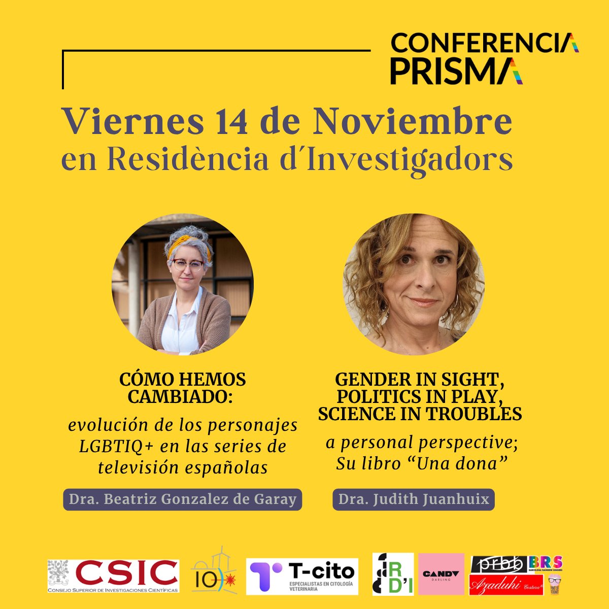 PRISMAciencia's tweet image. Empezamos el segundo día 🎉
Al programa dos ponencias principales y mucho más ✨