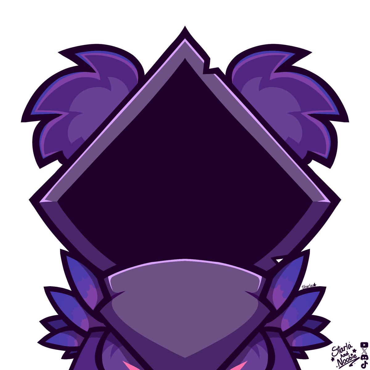 StarlaAndNoobie's tweet image. Draw her a face!! 💜

#Fortnite #FortniteArt #art #RavenTeamLeader