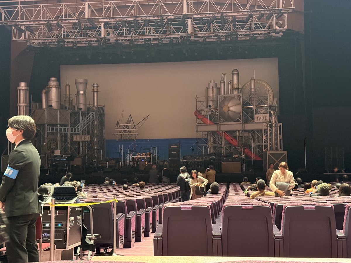 開演まであと45分💚 #山下達郎 #パシフィコ横浜国立大ホール