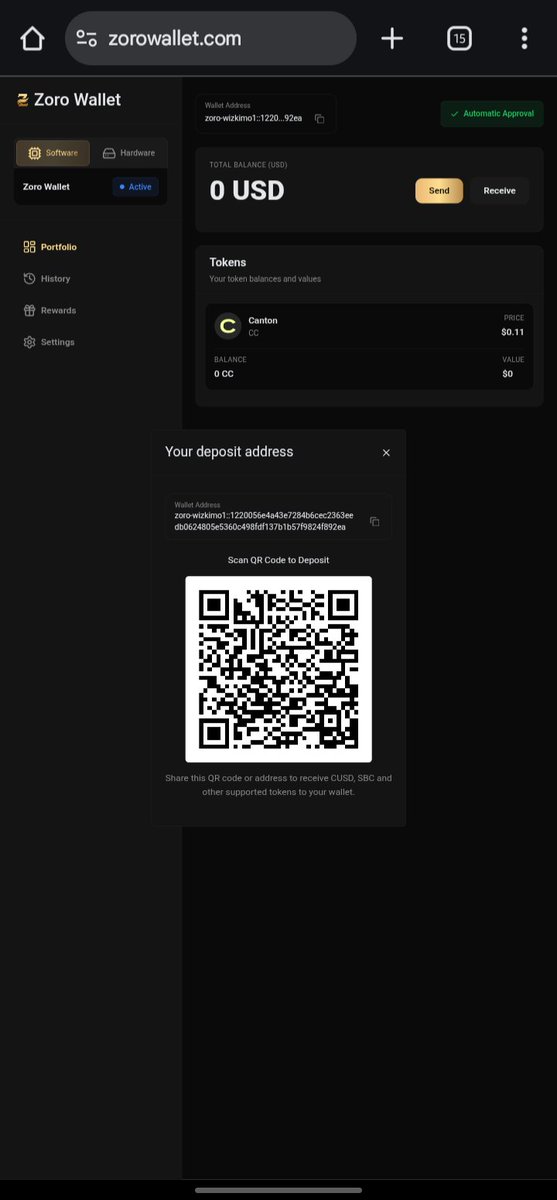 Olatunji9071's tweet image. Yay i got spot on zoro wallet on canton network 🥰
The first batch just 1000 user

share-w.in/hunter-94811

If you dont get spot dont worry guys check full anouncement on @zorowallet 

#cantonthreads #zorowallet