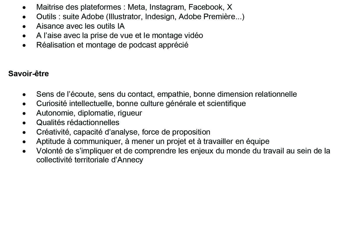CCSTI74's tweet image. [Stage #communityManager]
💡Nous recherchons un(e) stagiaire de longue durée en CM pour une période de janvier à juin 2026
📌La Turbine sciences, #Annecy
👇 Voir détails de l&apos;offre
#AnnonceCSTI #stage #CSTgre #CSTcrewCommScientifique&amp;amp;Technique