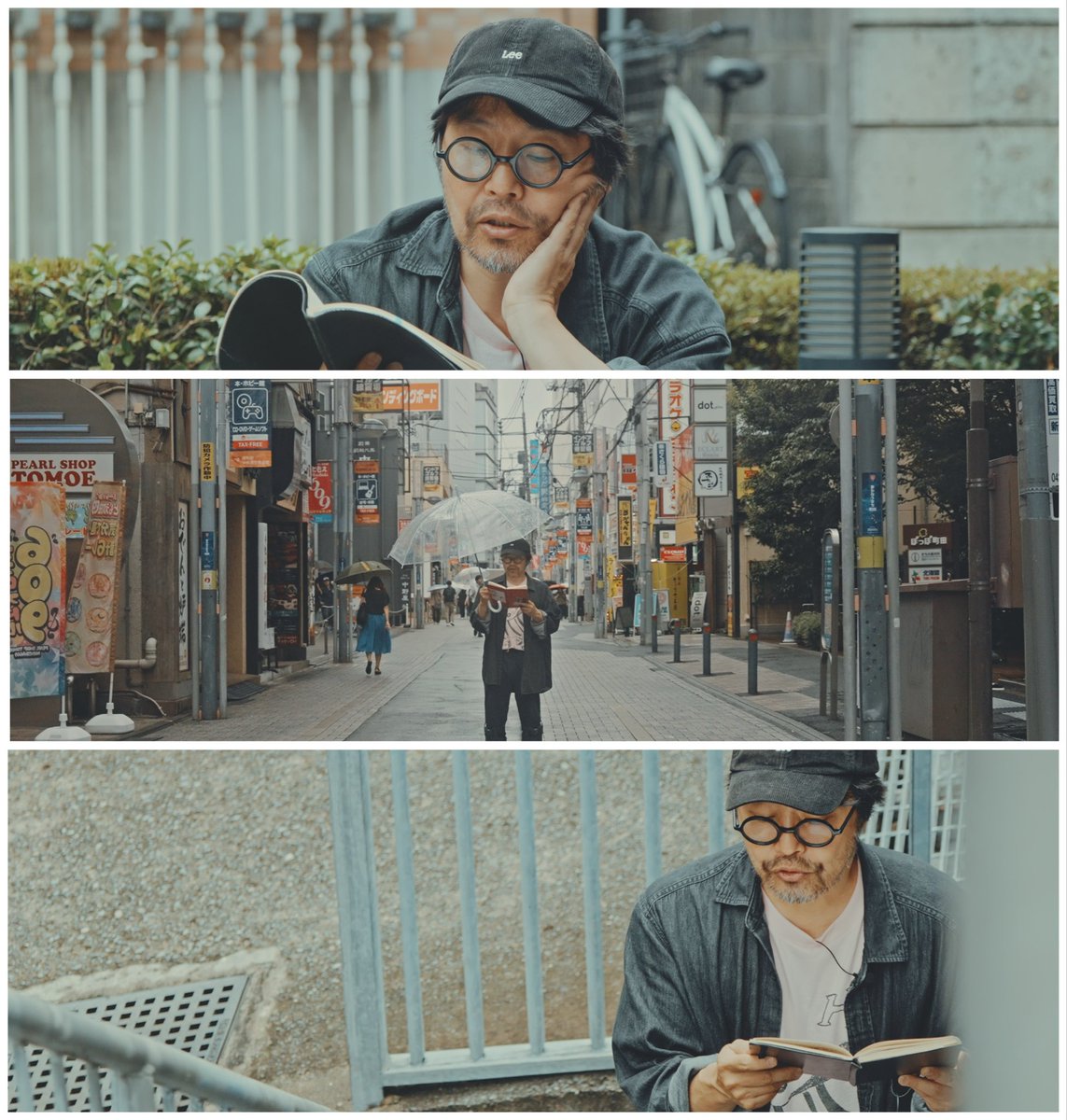 summerybird's tweet photo. 町田市民文学館で開催中の『曽我部恵一展』の展示映像を担当させていただきました。
町田駅周辺を歩きながら感覚的に場所を見つけて撮影するのは心地よく新鮮な時間でした。
曽我部さんの「ことば」に寄り添った作品に仕上がっています。映像は文学館でしか観られないのでぜひ町田までいらして下さい。 https://t.co/1PegmyY2jo