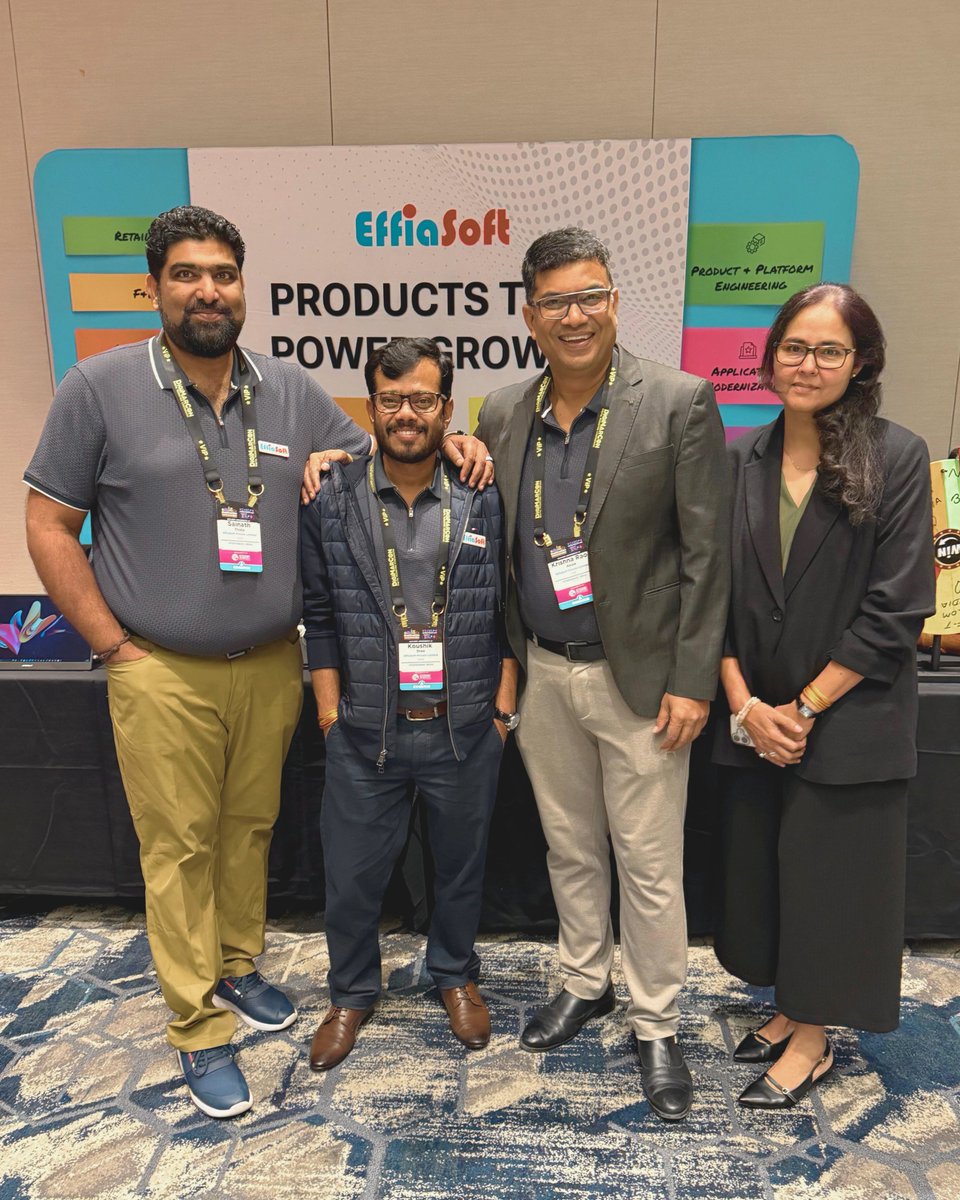 EffiaSoft's tweet photo. From the Strip to the Valley, the conversations are only getting bigger. #EffiaSoft is engineering the future!

#SanJose #Innovation #GlobalTech #AI #ProductEngineering #TechnologyExhibition #TechInnovation #Networking #TECHSPO2025 #POS #SaaS #BusinessGrowth #TechEvents #Events https://t.co/tSD2srJdKI