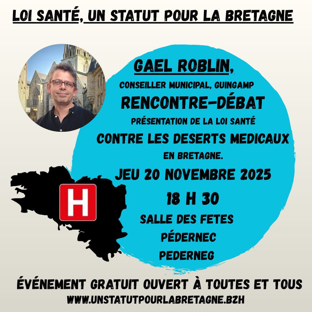 Ramener au minimum 35 millions d'euros dans le service public de santé en #Bretagne c'est possible ! On en parle jeudi prochain à Pederneg petitions.senat.fr/initiatives/i-…  👈