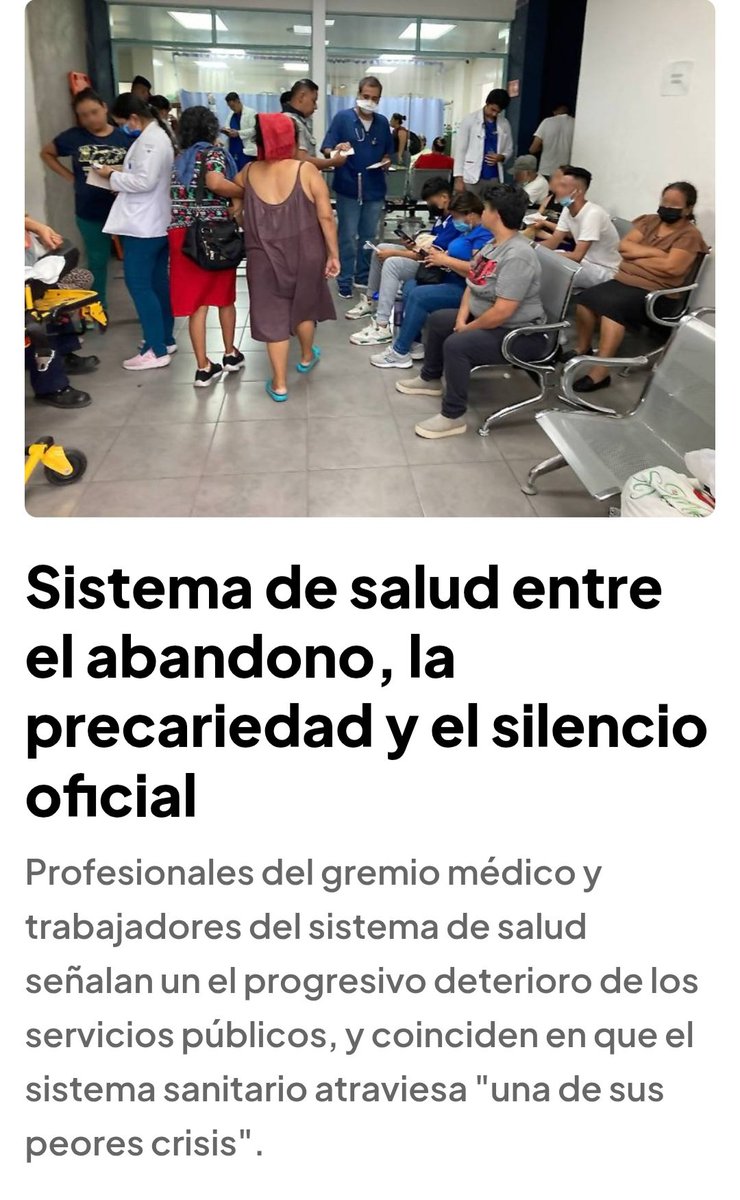 Súper interesante el querer vender un sistema de salud en línea del futuro  cuando el real está hecho pedazos.

* Sin Medicinas
* malas condiciones e    infraestructura 
* cierre de los ecos familiares
* fuga de profesional médico.

Vergüenza les debería de dar.