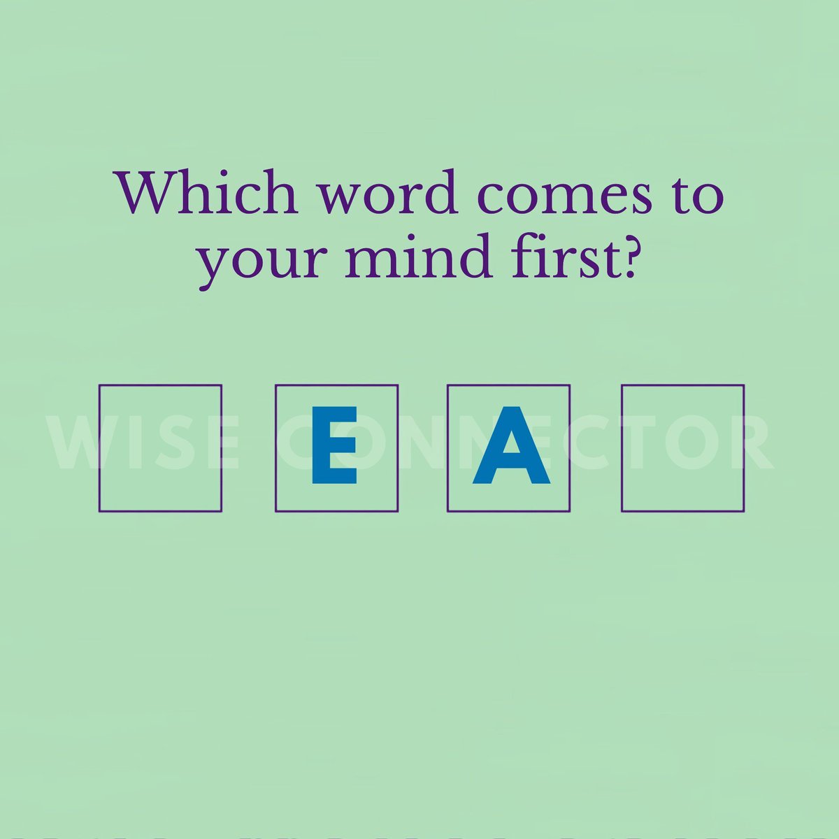 wiseconnector's tweet image. Which word?