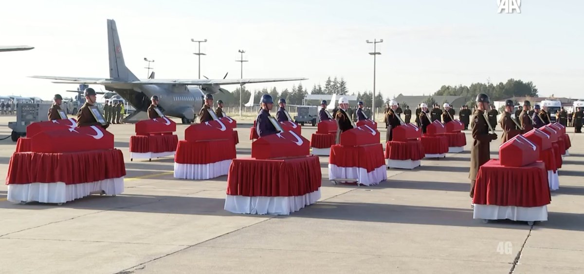 Şehitlerimiz memleketlerine uğurlanıyor.