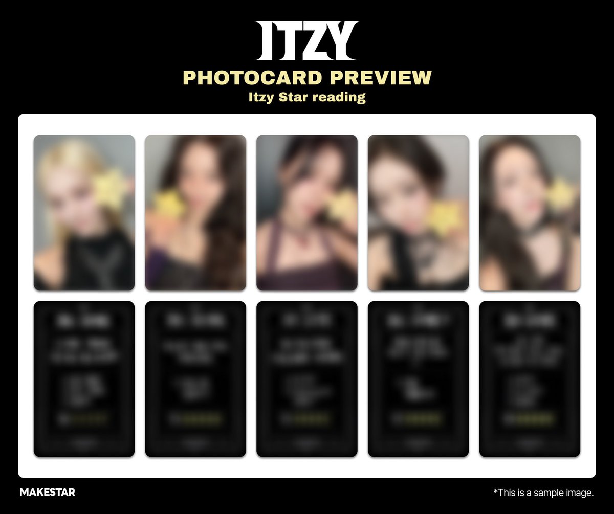 ITZY makestar ヨントン 当選者 マグネットカードフォルダー リア ITZY makestar ヨントン 当選者 マグネットカードフォルダー リア