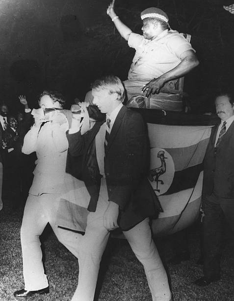Gabe0111's tweet photo. Idi Amin and Trump, two leaders who thought they were invincible, above the law and answerable to no one. https://t.co/ijvYu6OsU5