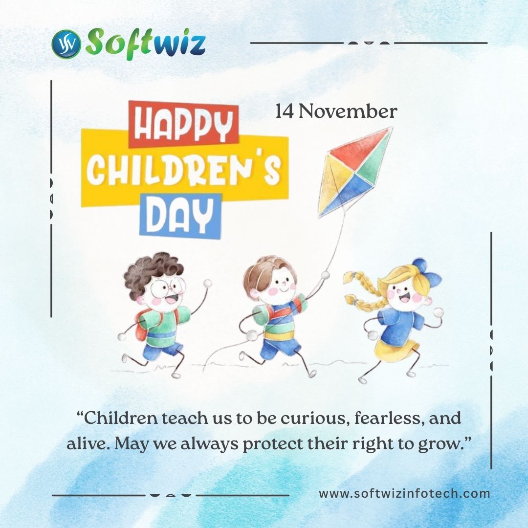 softwizinfotech's tweet image. Celebrating the joy, innocence, and limitless dreams that every child brings into this world.
Let’s create a future where every child feels loved, safe, and empowered.
𝐇𝐚𝐩𝐩𝐲 𝐂𝐡𝐢𝐥𝐝𝐫𝐞𝐧’𝐬 𝐃𝐚𝐲!🌈

#ChildrensDay #Innocence #FutureLeaders #JoyfulHearts #SoftwizInfotech