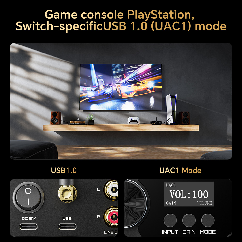 TempoTec's tweet photo. 🎧🔥Unleash the true potential of your audio. with TempoTec Mach III-M3II
• Quad-Amp Powerhouse: Equipped with Dual CS43198 DAC and four independent SGM8262 amplifier chips for exceptional driving force and pristine, distortion-free sound.
• Your Sound, Your Rules: Instantly switch between 9 premium EQ presets and fine-tune with real-time digital filter switching.
• Universal Gaming Companion: Features UAC1.0 mode for plug-and-play audio upgrade with your PlayStation & Switch.
Perfect for the critical listener and the immersive gamer.
👉 https://t.co/C8scK96i1h