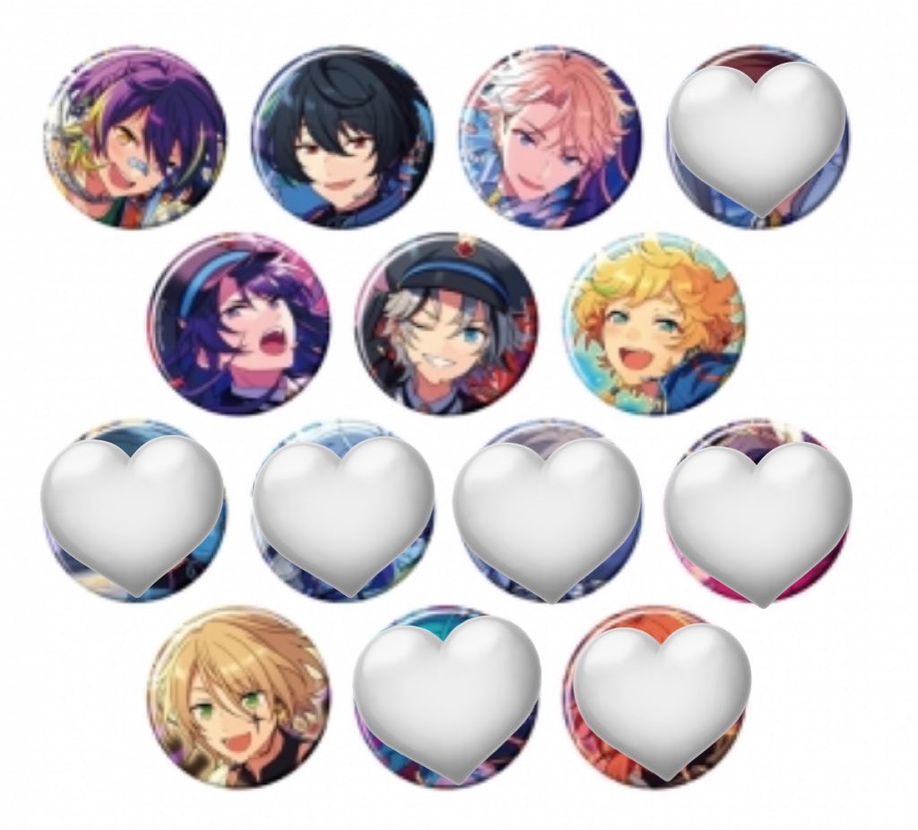 arara_nini's tweet photo. @1【譲渡】あんスタ コレクション缶バッジ コレ缶 Oct idol 6box 

譲→ 忍 凛月 嵐 颯馬 維吹 宙 藍良 各6

求→定価＋送料

事前の連絡先交換可能です。お気軽にお声がけください🌸その他条件など↓ https://t.co/ht8dUdasnI