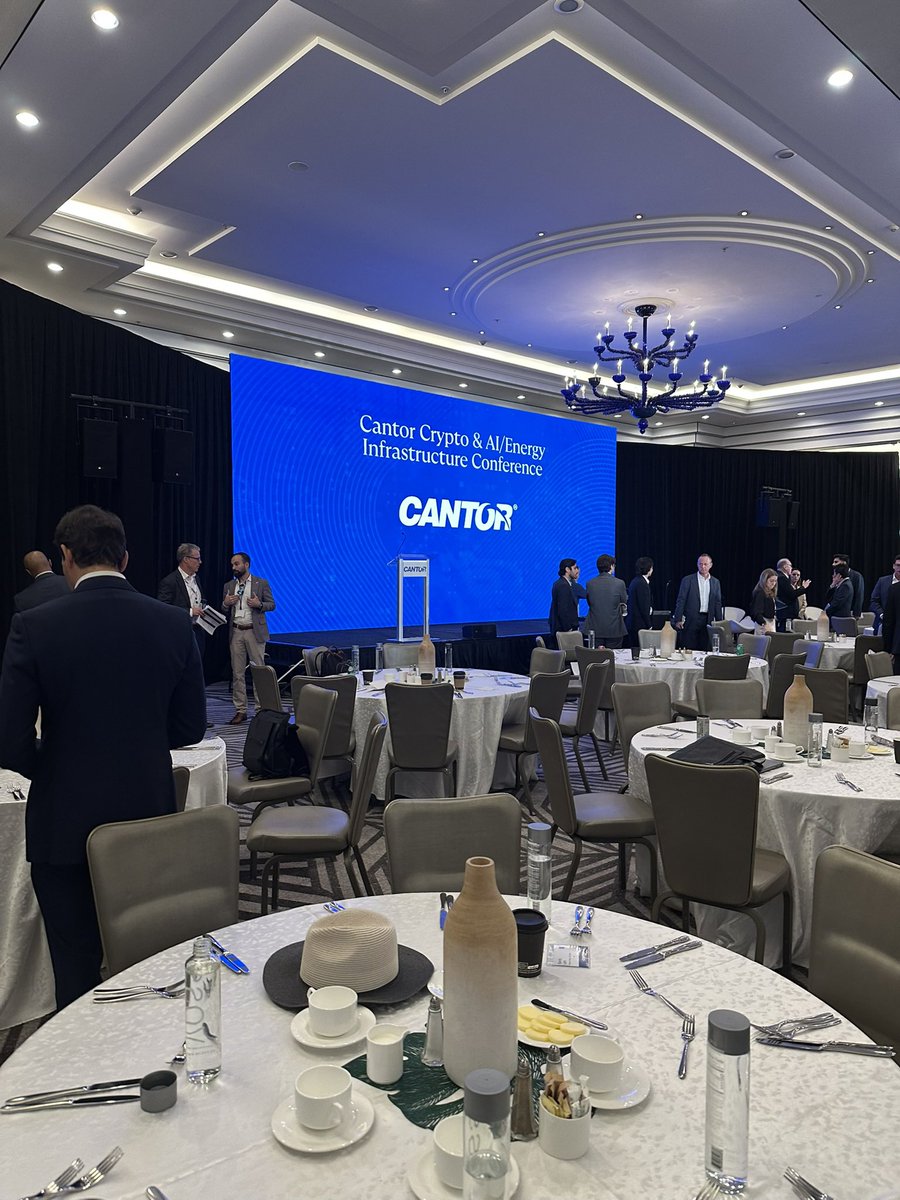 ChairmanBowdre's tweet image. Just wrapped Cantor Crypto at the Ritz Carlton. Imagine NBA All-Star weekend but for blockchain—top talent, high stakes, and energy that moves markets. Miami is officially in the crypto spotlight.

#CantorCrypto #BlockchainAllStar #MiamiCrypto #NextLevelFinance