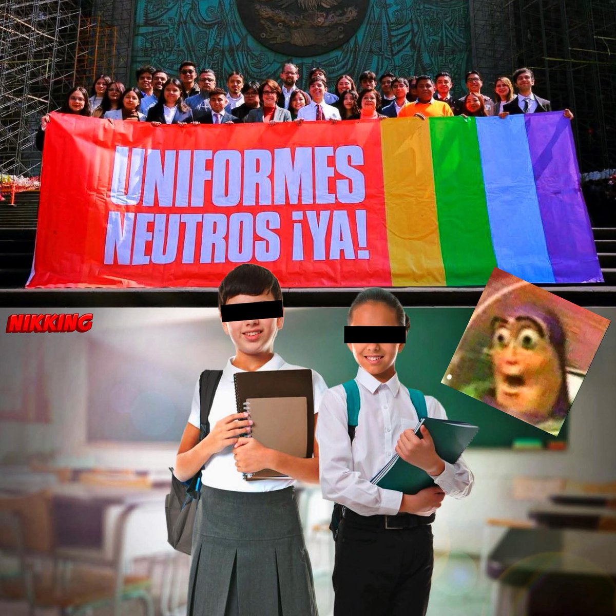 En México todo lo que se conocía como país, lo está despedazando un partido llamado morena .  Aquel país lo están dirigiendo unos enfermos mentales .