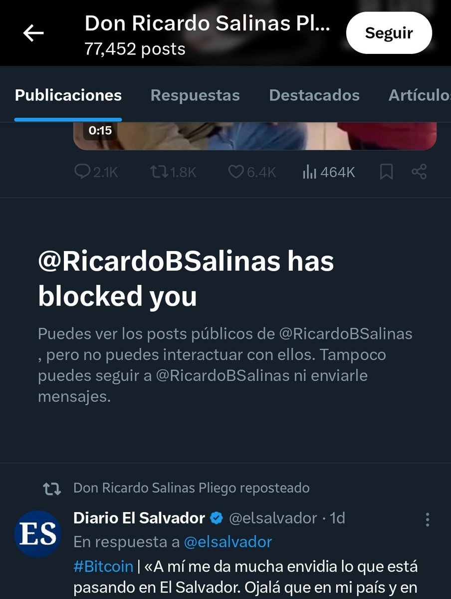 Pues "Don Ricardo Salinas Pliego" (a.k.a. el #evasornicola <a href="/RicardoBSalinas/">Don Ricardo Salinas Pliego</a>) resultó muy pinche chilloncito y no aguantó vara... si usted aún tiene la fortuna de escribirle, favor de pasarle este mensaje. Gracias
¡Viva el vino!!