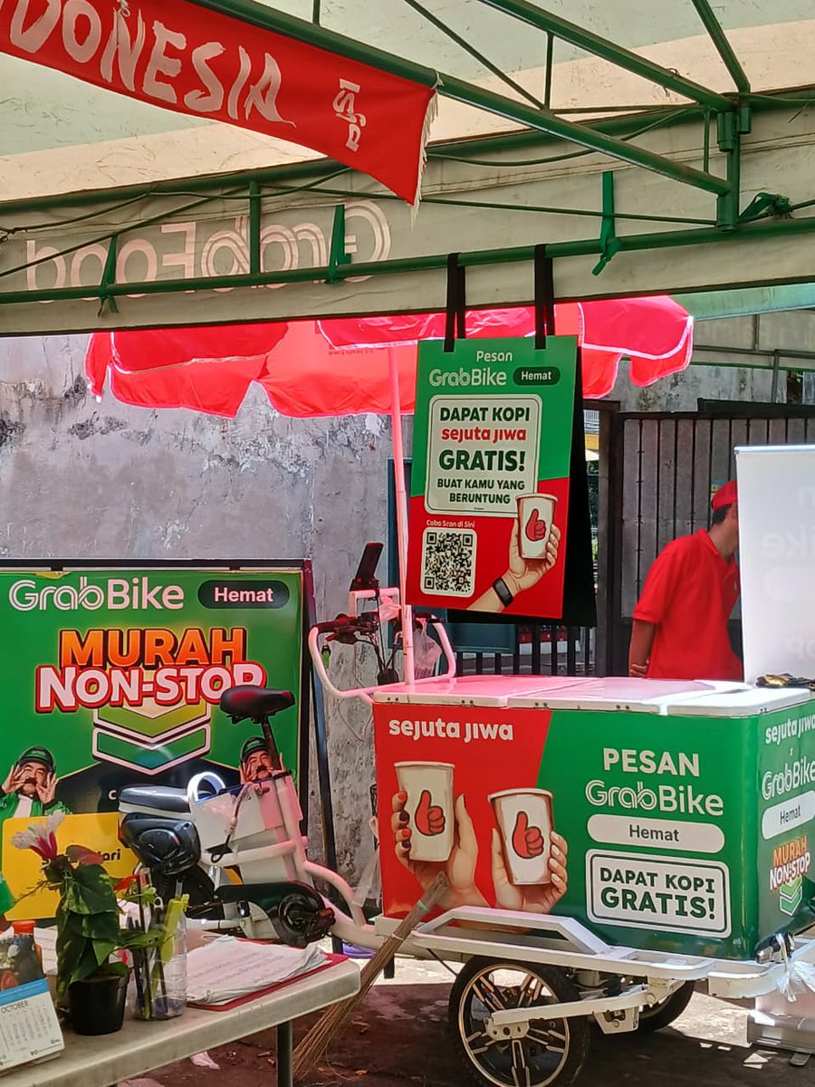 gue tuh udah janji ga mau jajan kopi lagi… eh dateng2 ada promo grab x sejuta jiwa. yaudahlah, gratisan mah harus 😭