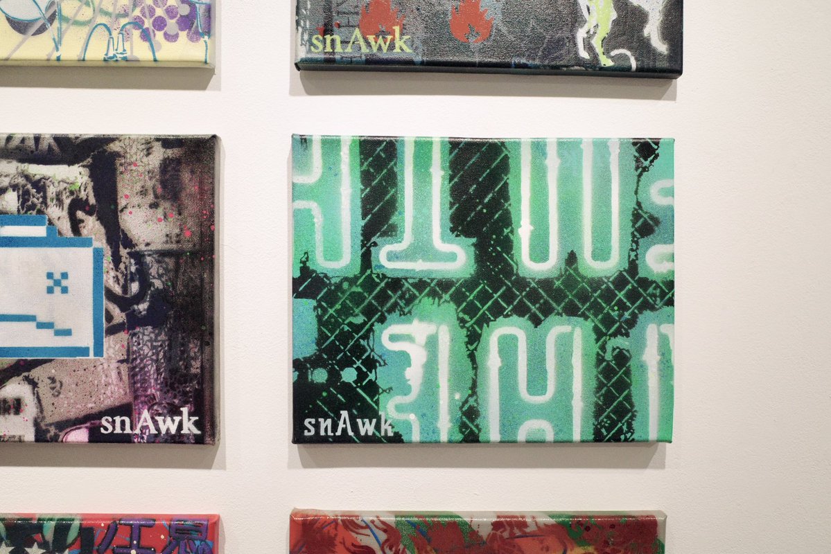 11/14㈮JITSUZAISEIオープンしております！
snAwkさんによる個展「The Earth is Flat and I DOOMSCROLL」はあと残り3日となりました。本日も21時頃までご来店をお待ちしております🙇‍♂️

▼ONLINE SHOP
jitsuzaisei.official.ec