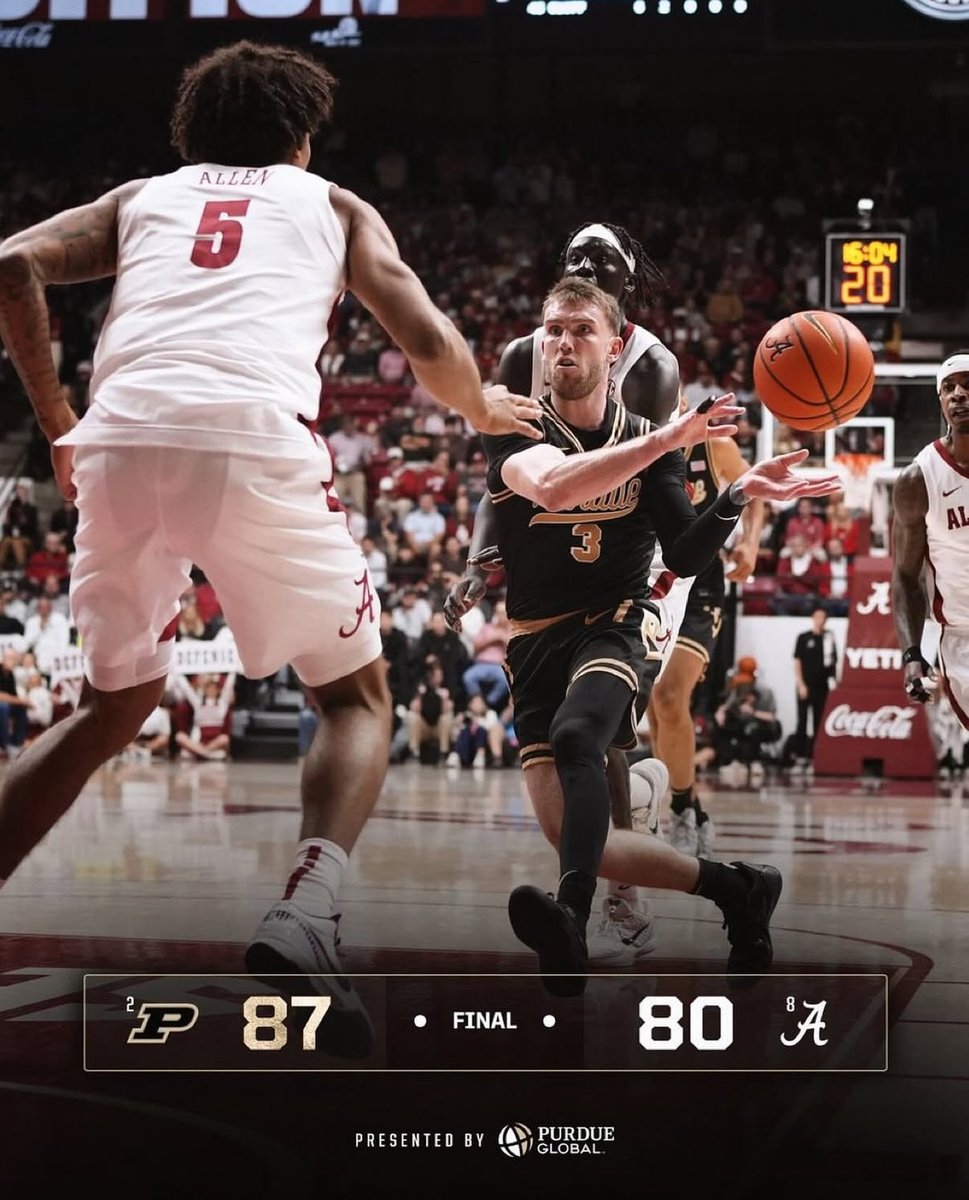 echildscbb's tweet image. Recap of 2. Purdue’s road victory 87-80 over 8. Alabama tonight 

*Braden Smith is the best point guard in college right now by far put up 29pts 7reb 4ast

*Its also hard to beat Purdue when they have the best big in the country Trey Kaufman-Renn finished with 19pts and 15rebs