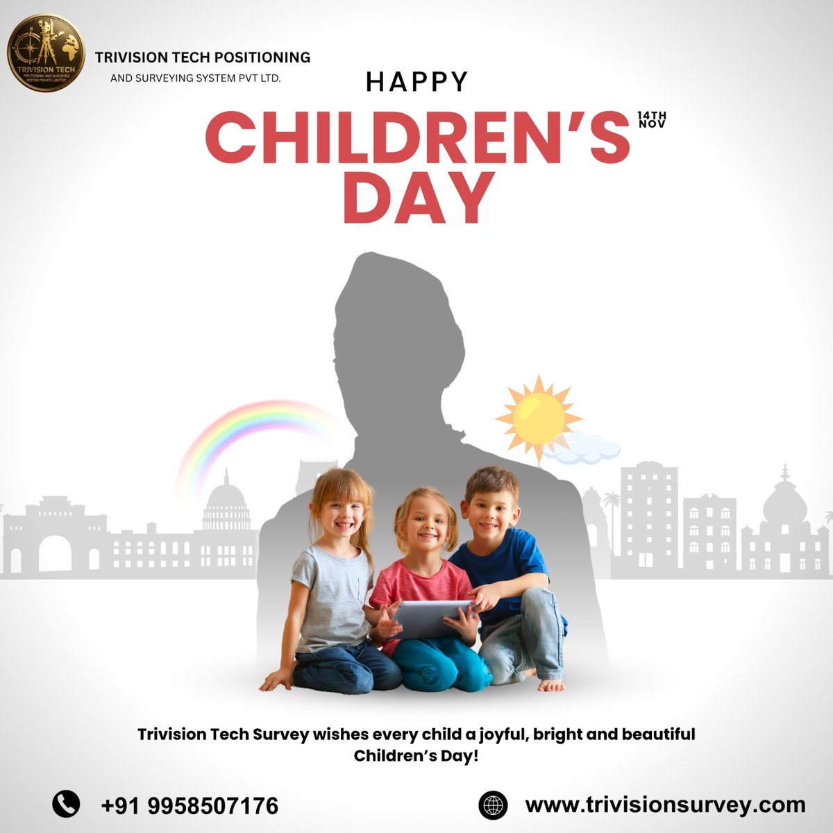 TRIVISIONTECH's tweet photo. Inspiring the next generation—because every great future begins with a child’s dream. 🌈
Happy Children’s Day from Trivision Tech! 🌍
#Trivisiontech #Children #Nehru #India https://t.co/C5CBbpPs51