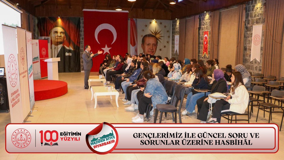 📍Maziden Atiye Diyarbakır

Maziden Atiye Diyarbakır programı kapsamında, öğrencilerimizin kişisel ve akademik gelişimlerini desteklemek amacıyla farklı konularda seminerler düzenleniyor.

📌 Dengeli Beslenme ve Sağlıklı Hayat
📌 Sosyal Hayatta ve Kamuda Adab-ı Muaşerat
📌