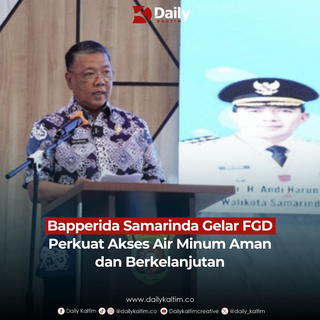 daily_kaltim's tweet image. Bapperida Kota Samarinda menggelar FGD bertema “Penyediaan Air Minum Kota Samarinda: Sudah Aman Kah?” pada Kamis, 13 November 2025, di Ballroom ARUTALA, Kantor Bapperida, Jalan Dahlia No. 81 Samarinda.

Selengkapnya kunjungi Dailykaltim.co

#AirMinum #Bapperida #FGD