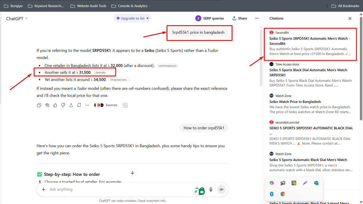 zakirhossen_x's tweet image. Received citations from Google AI Overview, ChatGPT, Perplexity, and Gemini in a day. This is how I did it.
Step 1: Checked Proper Off-Page and On-Page.
Step 2: Injected a Few Direct Questions and Answers.
Step 3: Submitted a Manual Index 

BOOM!!!!

#AIOverview #ChatGPT