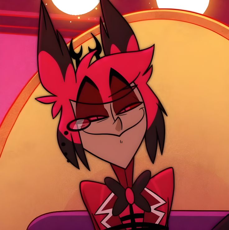 LuluApplebites's tweet photo. My alastor redesign scene redraw 👅 *yes I changed him again* #AlastorHazbinHotel #hazbinhotelseason2 https://t.co/NwAu90VhgI