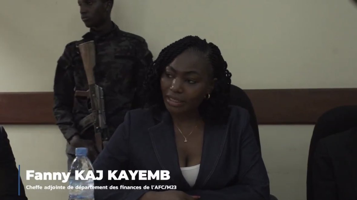 #RDC: #Fanny_Kajkayemb Cheffe adjointe de départment des finances de L’AFC/M23