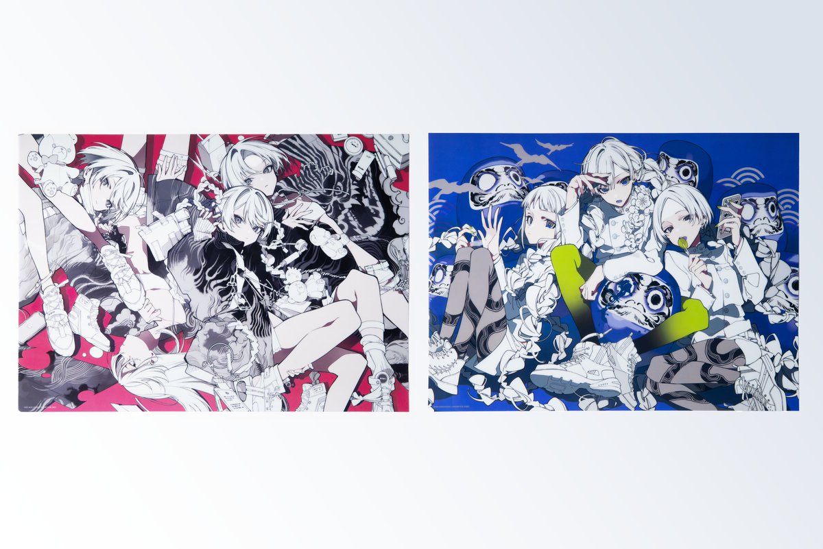 ✦✦✦ 望月けい個展 グッズ紹介 ✦✦✦ □缶バッジセット □クリア