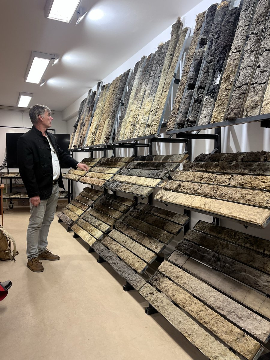 Beautiful soil monolith collection from all over the Carpatian basin and other soils. Nice stories from curator and soil geographer Dr Endre Dobos of the University of #Miskolc, #Hungary. The event was a symposium on soil literacy and celebration of the World Soil of the Year.