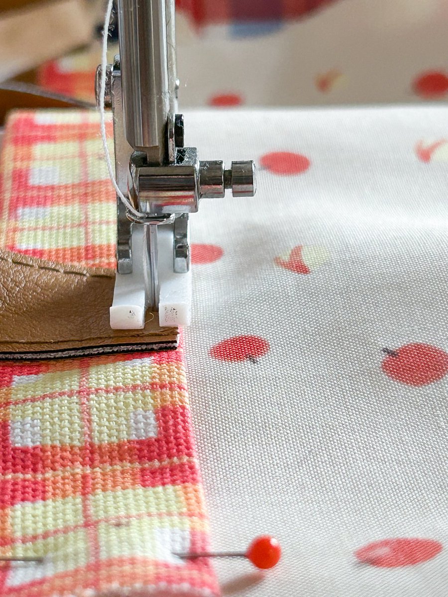 ミニトートの持ち手付け