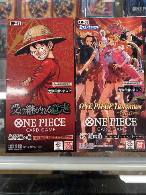 ✩美品✩　ONE PIECE 1〜108巻 + 非売品3巻おまけ付き ワンピカード ＃ワンピースカードゲーム OP-13 受け継がれる意志 EP-03