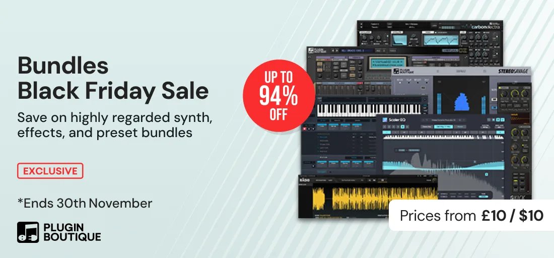plugindeals's tweet image. Plugin Boutique Bundles Black Friday Sale (Exclusive) - Up To 94% OFF 👍

pluginboutique.com/deals/20965#a_… (affiliate link)