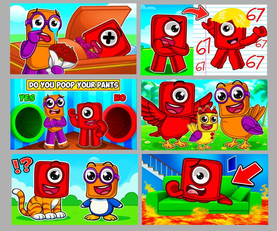 Thumbnails más recientes ( hechas hoy :p )
 #ROBLOX #sprunki #Brainrot