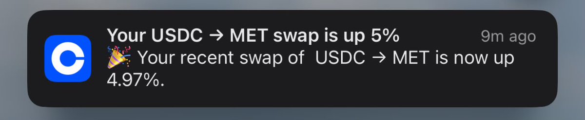 market down but $MET up

shoutout <a href="/0xBiZzy/">bizzy</a> for the call