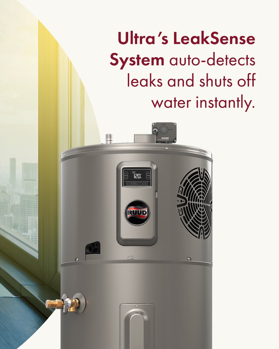 ruudmea's tweet image. Leaky pipes? Not on our watch. 💧🚫​
Ruud Ultra’s LeakSense catches leaks instantly and cuts the flow, so floods stay far away.​

#RuudMEA #EngineeredForLife #LeakSense #PreventativeProtection