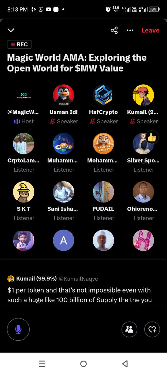 What an excellent AMA  with <a href="/MagicWorlds3/">@MagicWorlds</a> 

Magic Worlds is an immersive gaming ecosystem where players explore interconnected digital worlds, each with unique challenges, rewards, and interactive experiences.

Build, explore &amp; earn real value with $MW via
themagicworlds.com/docs