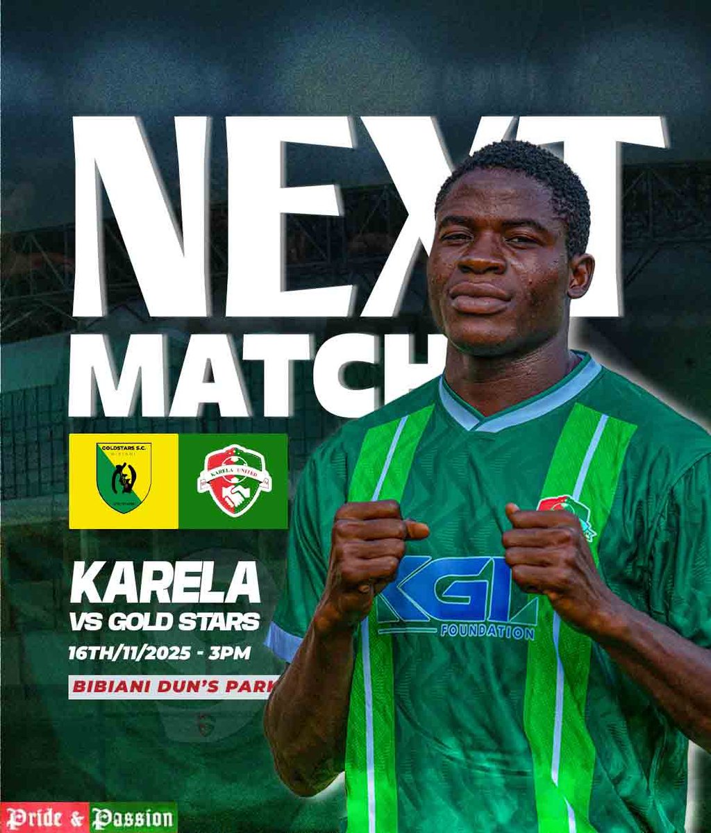 KarelaUtd_FC's tweet photo. 🚗⚽️ *ROAD TO THE CHAMPIONS!
Our team is geared up and ready to take on the best! The Road Master on travelling to Bibiani to face Gold Stars 🤜🤛
#KarelaUnited
#GhanaPremierLeague
#ChampionsVisit #SundayShowdown
#KGLSUPPORT https://t.co/j4YvKJQrnO