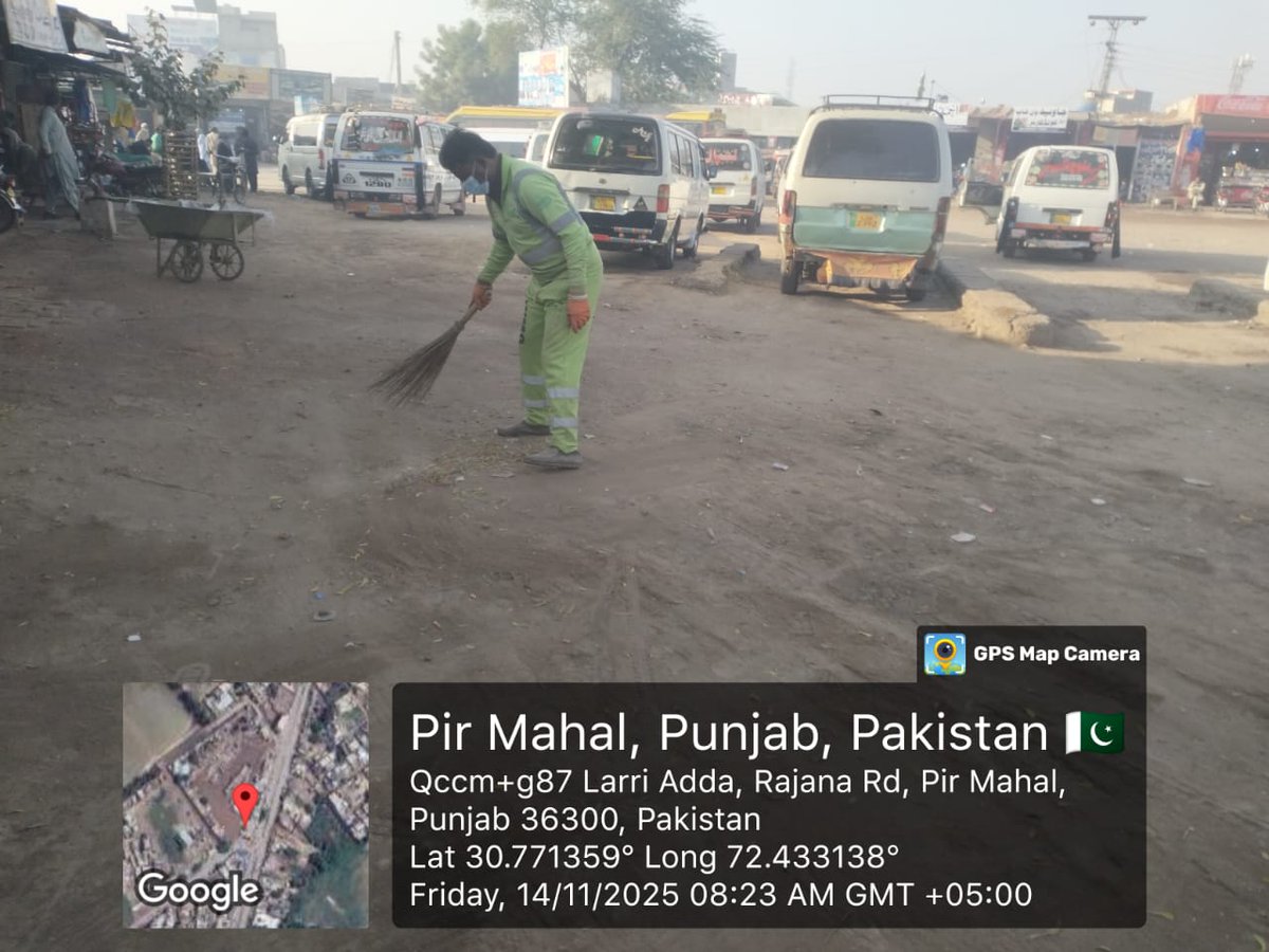 SuthraPPirmahal's tweet image. 🔹 Bus Stops — Twitter Post

تحصیل پیرمحل کے بس اسٹاپس پر صفائی مہم مؤثر انداز میں جاری ہے 🧽🚌
صاف ستھرے بس اسٹاپ = آرام دہ سفر 💚🌬️

#BusStops #CleanPunjab #Pirmahal #PunjabATCOP30