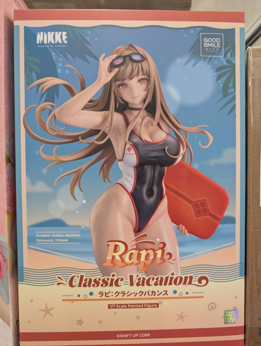 ラピ・Classic Vacalion 1/7完成品フィギュア・ポスターセット 美少女1000円ガチャS賞に「ラピ：クラシックバカンス1/7 スケール